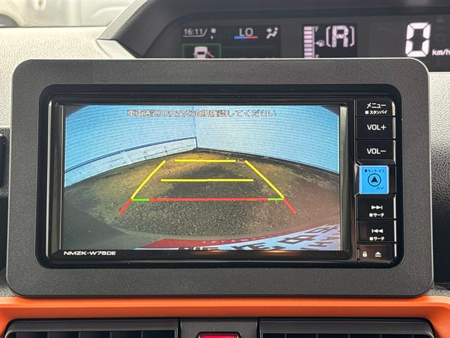 タントファンクロスインパネシフト　プッシュスタートスイッチ　電子カードキー　電動パーキングブレーキ　カーナビ　バックモニター　誤発進抑制機能　左右パワースライドドア　レーンキープアシスト　アルミホイール　ＡＢＳ（鹿児島県）の中古車