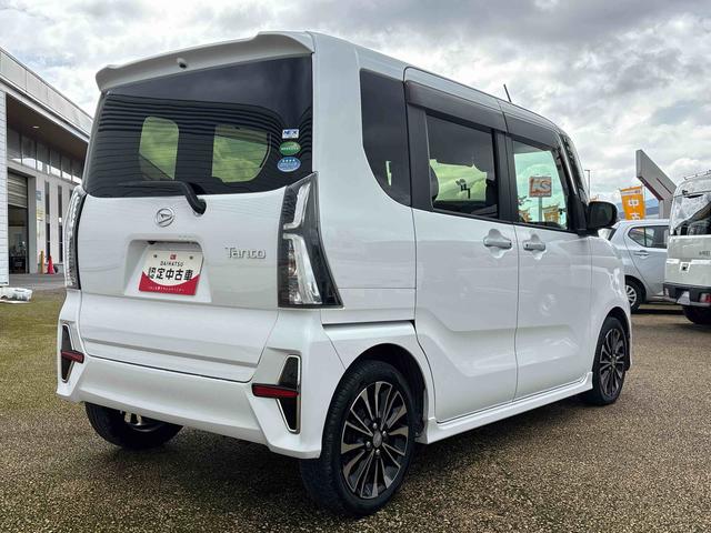 タントカスタムＲＳターボ車　インパネシフト　プッシュスタートスイッチ　電子カードキー　両側パワ−スライドドア　衝突被害軽減システム　ハイビームアシスト　シートヒーター　アルミホイール　ＡＢＳ　フォグランプ（鹿児島県）の中古車