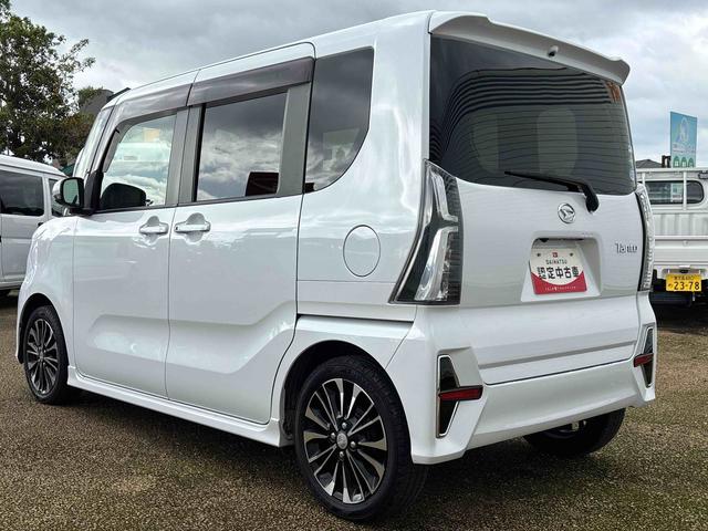 タントカスタムＲＳターボ車　インパネシフト　プッシュスタートスイッチ　電子カードキー　両側パワ−スライドドア　衝突被害軽減システム　ハイビームアシスト　シートヒーター　アルミホイール　ＡＢＳ　フォグランプ（鹿児島県）の中古車