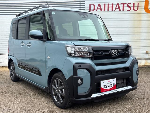 タントファンクロスインパネシフト　プッシュスタートスイッチ　電子カードキー　電動パーキングブレーキ　カーナビ　両側電動スライドドア　衝突被害軽減システム　アルミホイール　シートヒーター（鹿児島県）の中古車