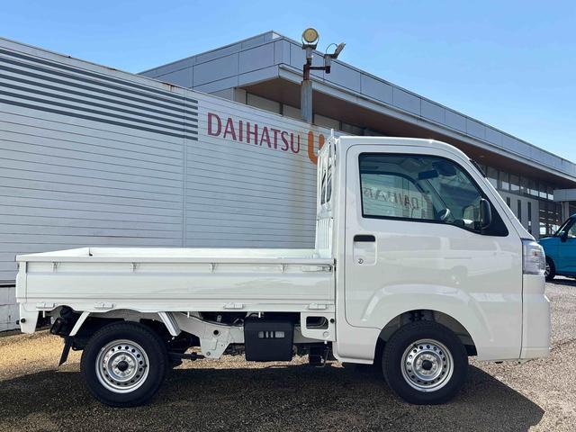ハイゼットトラックスタンダード 農用スペシャルフロアCVT車 切り替え4WD 衝突被害軽減システム デュアルエアバック レーンキープアシスト オートハイビーム 作業灯 エアコン パワーステアリング ABS(鹿児島県)の中古車