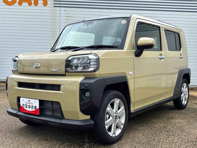 タフトＧインパネシフト　プッシュスタートスイッチ　電子カードキー　電動パーキングブレーキ　車線逸脱警報装置　アルミホイール　オートマチックハイビーム　ＡＢＳ　エマージェンシーブレーキ（鹿児島県）の中古車