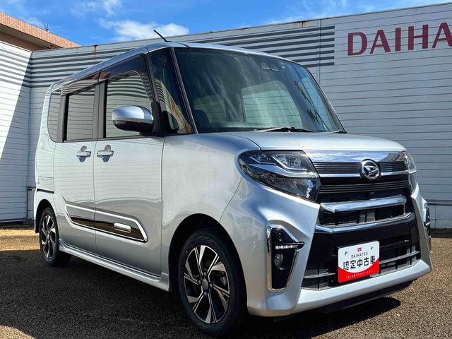タントカスタムXスタイルセレクションインパネシフト プッシュスタートスイッチ 両側電動スライドドア レーンアシスト 衝突軽減ブレーキ オートハイビーム アルミホイール ABS(鹿児島県)の中古車