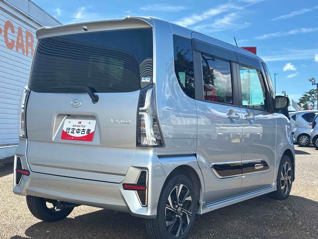 タントカスタムXスタイルセレクションインパネシフト プッシュスタートスイッチ 両側電動スライドドア レーンアシスト 衝突軽減ブレーキ オートハイビーム アルミホイール ABS(鹿児島県)の中古車