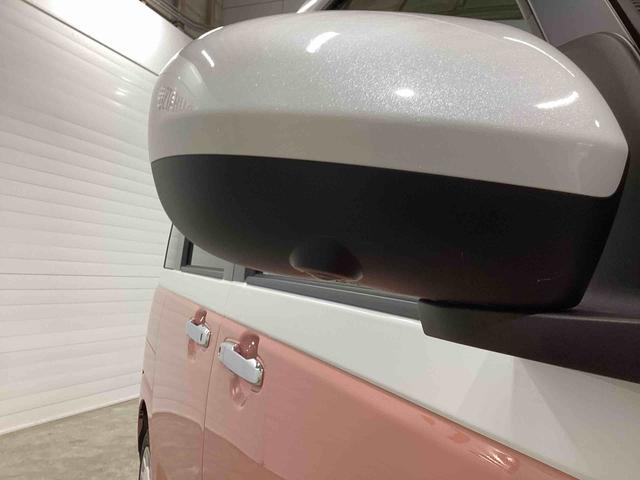 ムーヴキャンバスストライプスＧインパネシフト　プッシュスタートスイッチ　電子カードキー　電動パーキングブレーキ　軽減ブレーキ　両側スライドドア　レーンキープ　ＡＢＳ（鹿児島県）の中古車