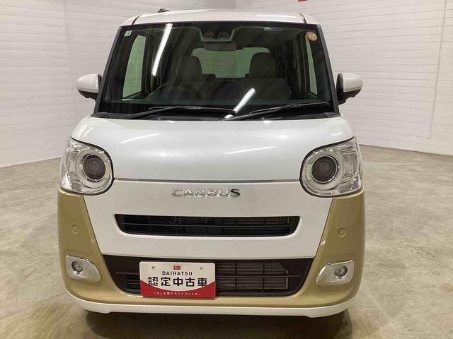 ムーヴキャンバスストライプスＧインパネシフト　プッシュスタートスイッチ　電子カードキー　電動パーキングブレーキ　軽減ブレーキ　両側スライドドア　レーンキープ　ＡＢＳ（鹿児島県）の中古車