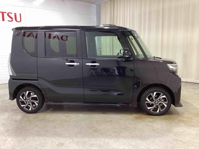 タントカスタムＸインパネシフト　プッシュスタートスイッチ　電子カードキー　電動パーキングブレーキ　シートヒーター　両側パワースライドドア　衝突軽減ブレーキ　車線逸脱防止　アルミホイール　ＡＢＳ　フォグランプ（鹿児島県）の中古車