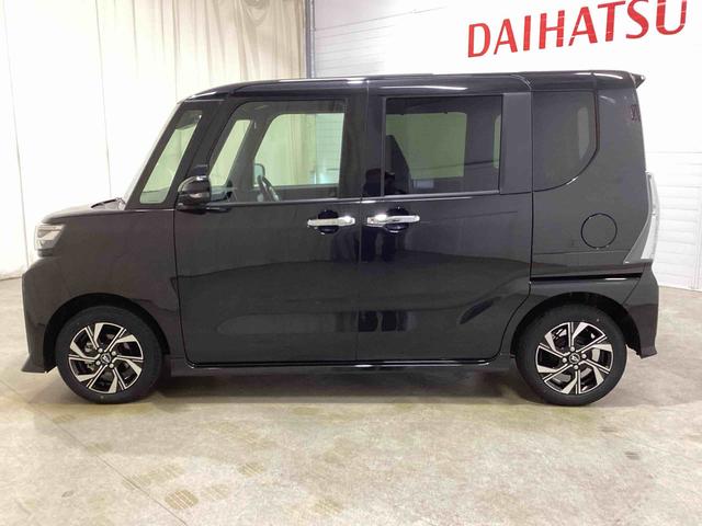 タントカスタムＸインパネシフト　プッシュスタートスイッチ　電子カードキー　電動パーキングブレーキ　シートヒーター　両側パワースライドドア　衝突軽減ブレーキ　車線逸脱防止　アルミホイール　ＡＢＳ　フォグランプ（鹿児島県）の中古車