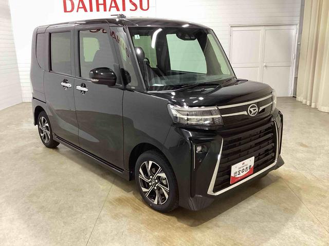 タントカスタムＸインパネシフト　プッシュスタートスイッチ　電子カードキー　電動パーキングブレーキ　シートヒーター　両側パワースライドドア　衝突軽減ブレーキ　車線逸脱防止　アルミホイール　ＡＢＳ　フォグランプ（鹿児島県）の中古車