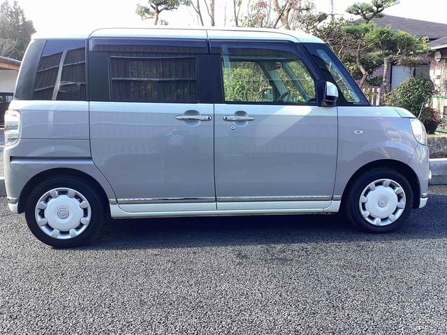 ムーヴキャンバスGメイクアップリミテッド SAIIIインパネシフト プッシュスタートスイッチ 電子カードキー 両側電動スライドドア カーナビ レーンキープアシスト 衝突軽減ブレーキサポート ABS(鹿児島県)の中古車