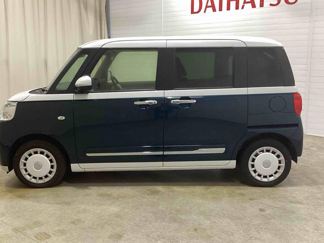 ムーヴキャンバスストライプスGインパネシフト プッシュスタートスイッチ 電子カードキー 電動パーキングブレーキ 車線逸脱警告 前後誤発進抑制 両側電動スライドドア オートハイビーム ABS フォグランプ(鹿児島県)の中古車