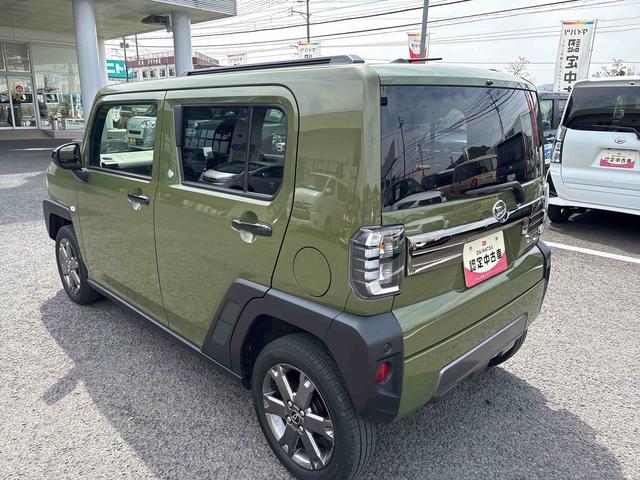 タフトＧ　ダーククロムベンチャーインパネシフト　プッシュスタートスイッチ　電子カードキー　電動パーキングブレーキ　カーナビ　レーダーブレーキ　レーンアシスト　オートハイビーム　アルミホイール　ガラスルーフ　ＡＢＳ　シートヒーター（鹿児島県）の中古車