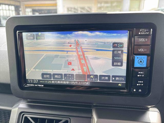 タフトＧ　ダーククロムベンチャーインパネシフト　プッシュスタートスイッチ　電子カードキー　電動パーキングブレーキ　カーナビ　レーダーブレーキ　レーンアシスト　オートハイビーム　アルミホイール　ガラスルーフ　ＡＢＳ　シートヒーター（鹿児島県）の中古車