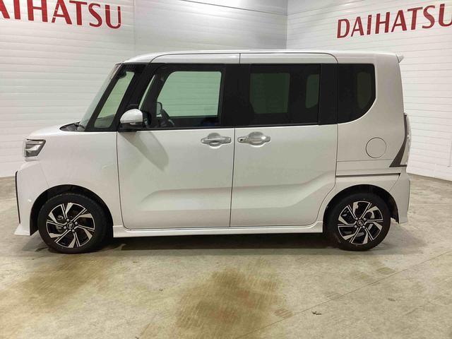 タントカスタムＸインパネシフト　プッシュスタートスイッチ　電子カードキー　電動パーキングブレーキ　両側電動スライドドア　シートヒーター　カーナビ　バックモニター　レーンキープアシスト　オートマチックハイビーム（鹿児島県）の中古車