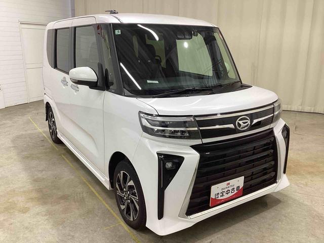 タントカスタムＸインパネシフト　プッシュスタートスイッチ　電子カードキー　電動パーキングブレーキ　両側電動スライドドア　シートヒーター　カーナビ　バックモニター　レーンキープアシスト　オートマチックハイビーム（鹿児島県）の中古車