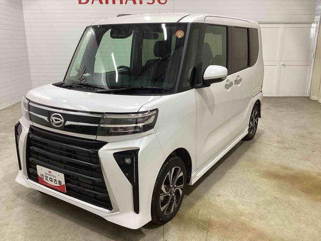 タントカスタムＸインパネシフト　プッシュスタートスイッチ　電子カードキー　電動パーキングブレーキ　両側電動スライドドア　シートヒーター　カーナビ　バックモニター　レーンキープアシスト　オートマチックハイビーム（鹿児島県）の中古車