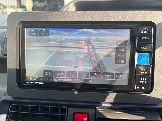 タントＸインパネシフト　プッシュスタートスイッチ　電子カードキー　電動パーキングブレーキ　カーナビ　オートハイビーム　ＡＢＳ　衝突被害軽減システム（鹿児島県）の中古車