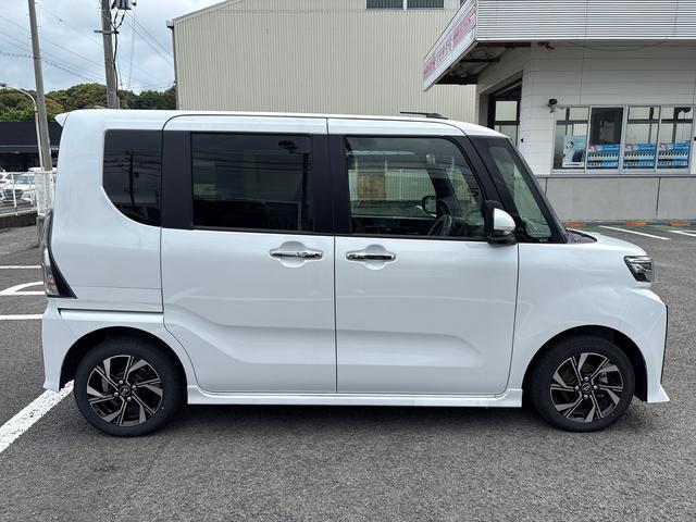 タントカスタムXインパネシフト プッシュスタートスイッチ 電子カードキー 電動パーキングブレーキ 衝突被害軽減システム レーンキープアシスト アルミホイール ABS(鹿児島県)の中古車