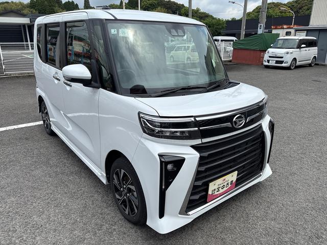 タントカスタムXインパネシフト プッシュスタートスイッチ 電子カードキー 電動パーキングブレーキ 衝突被害軽減システム レーンキープアシスト アルミホイール ABS(鹿児島県)の中古車