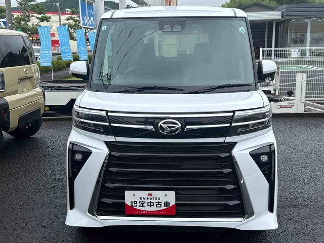 タントカスタムＸリミテッドインパネシフト　プッシュスタートスイッチ　電子カードキー　電動パーキングブレーキ　両側電動スライドドア　衝突軽減システム　車線逸脱警報　ＡＢＳ　アルミホイール（鹿児島県）の中古車