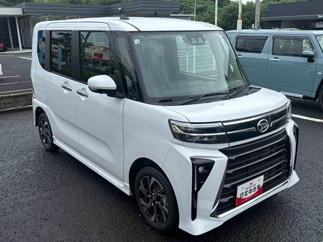 タントカスタムＸリミテッドインパネシフト　プッシュスタートスイッチ　電子カードキー　電動パーキングブレーキ　両側電動スライドドア　衝突軽減システム　車線逸脱警報　ＡＢＳ　アルミホイール（鹿児島県）の中古車
