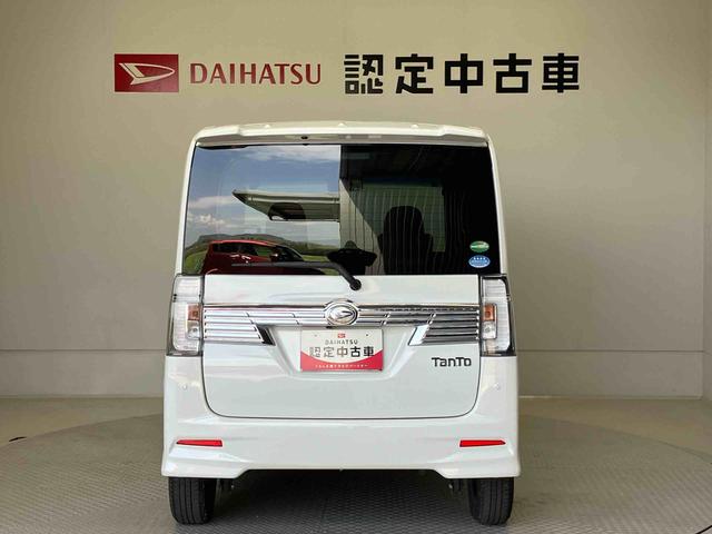 タントカスタムＸ　トップエディションＳＡIIIスマートアシスト搭載　バックカメラ付き　後席両側スライドドア　オートエアコン　オートライト　キーフリー　アイドリングストップ　ＡＢＳ（熊本県）の中古車