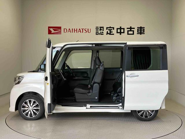 タントカスタムＸ　トップエディションＳＡIIIスマートアシスト搭載　バックカメラ付き　後席両側スライドドア　オートエアコン　オートライト　キーフリー　アイドリングストップ　ＡＢＳ（熊本県）の中古車