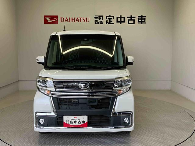 タントカスタムＲＳ　トップエディションＳＡIIスマートアシスト搭載　バックカメラ付き　後席両側電動スライドドア　オートエアコン　オートライト　キーフリー　アイドリングストップ　ＡＢＳ（熊本県）の中古車