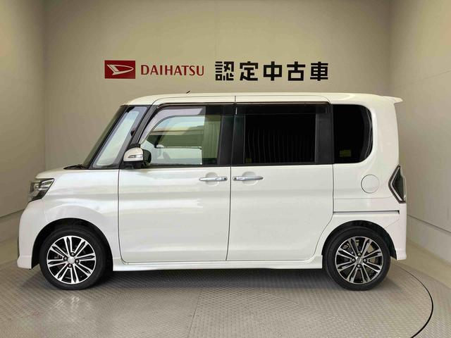 タントカスタムＲＳ　トップエディションＳＡIIスマートアシスト搭載　バックカメラ付き　後席両側電動スライドドア　オートエアコン　オートライト　キーフリー　アイドリングストップ　ＡＢＳ（熊本県）の中古車