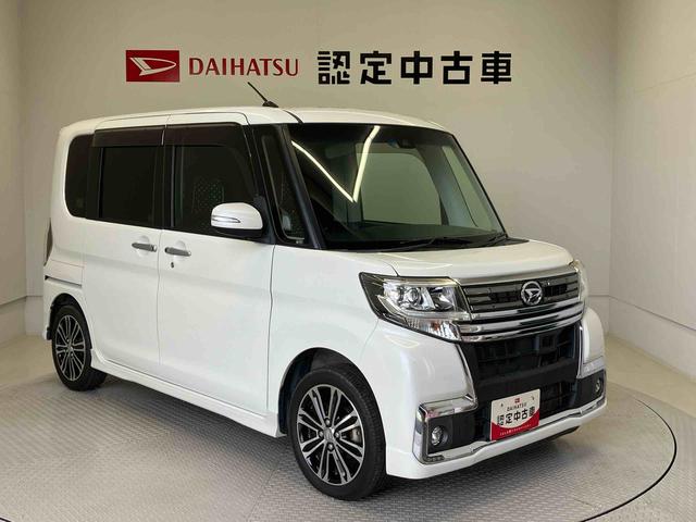 タントカスタムＲＳ　トップエディションＳＡIIスマートアシスト搭載　バックカメラ付き　後席両側電動スライドドア　オートエアコン　オートライト　キーフリー　アイドリングストップ　ＡＢＳ（熊本県）の中古車