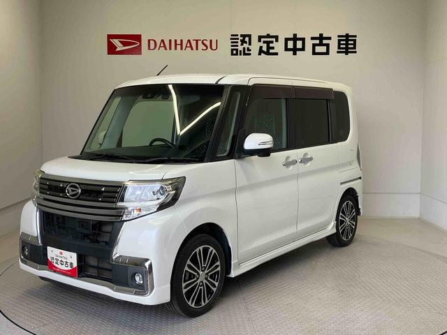 タントカスタムＲＳ　トップエディションＳＡIIスマートアシスト搭載　バックカメラ付き　後席両側電動スライドドア　オートエアコン　オートライト　キーフリー　アイドリングストップ　ＡＢＳ（熊本県）の中古車