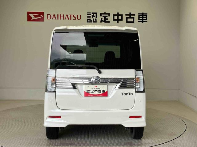 タントカスタムＸ　トップエディションＳＡIIスマートアシスト搭載　後席両側スライドドア（片側電動）　バックカメラ付き　オートエアコン　オートライト　キーフリー（熊本県）の中古車
