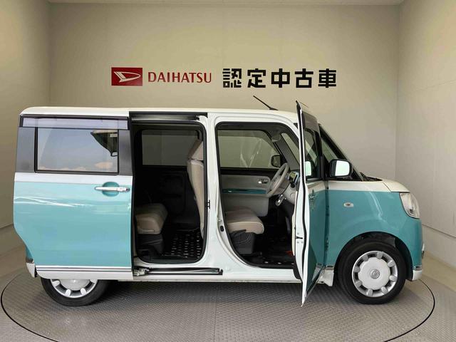 ムーヴキャンバスＧメイクアップリミテッド　ＳＡIIIスマートアシスト搭載　後席両側電動スライドドア　パノラマモニター対応　オートエアコン　オートライト　キーフリー　アイドリングストップ　ＡＢＳ（熊本県）の中古車