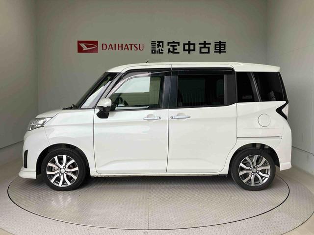 トールカスタムＧターボ　ＳＡIIIスマートアシスト搭載　バックカメラ付き　後席両側電動スライドドア　オートエアコン　オートライト　キーフリー　アイドリングストップ　ＡＢＳ（熊本県）の中古車