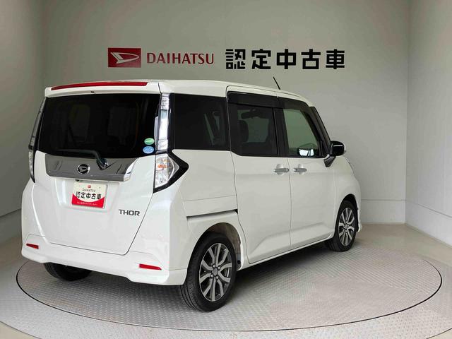 トールカスタムＧターボ　ＳＡIIIスマートアシスト搭載　バックカメラ付き　後席両側電動スライドドア　オートエアコン　オートライト　キーフリー　アイドリングストップ　ＡＢＳ（熊本県）の中古車