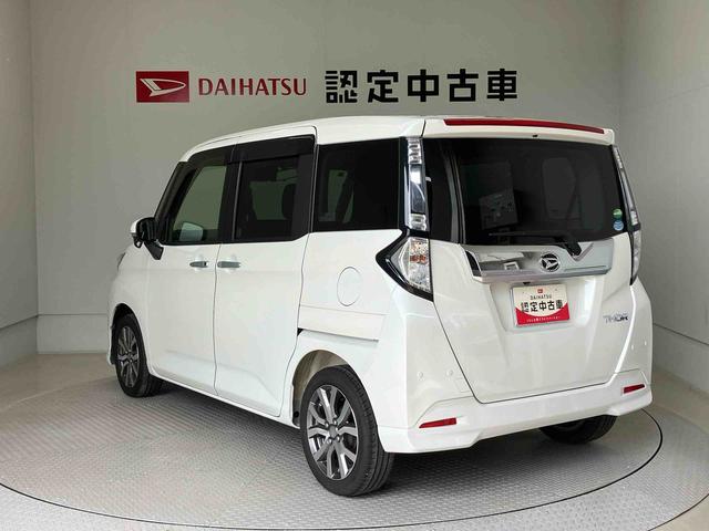トールカスタムＧターボ　ＳＡIIIスマートアシスト搭載　バックカメラ付き　後席両側電動スライドドア　オートエアコン　オートライト　キーフリー　アイドリングストップ　ＡＢＳ（熊本県）の中古車