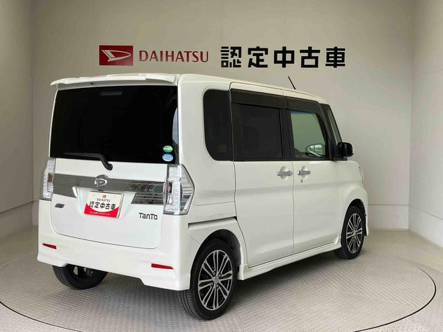 タントカスタムＲＳ　トップエディションＳＡスマートアシスト搭載　両側電動スライドドア　バックカメラ付き　オートエアコン　オートライト　キーフリー　アイドリングストップ　ＡＢＳ（熊本県）の中古車