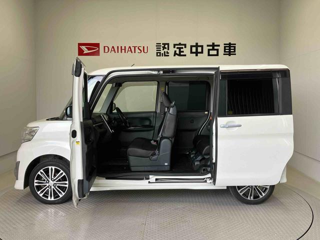 タントカスタムＲＳ　トップエディションＳＡスマートアシスト搭載　両側電動スライドドア　バックカメラ付き　オートエアコン　オートライト　キーフリー　アイドリングストップ　ＡＢＳ（熊本県）の中古車