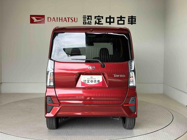 タントカスタムＲＳスマートアシスト搭載　後席両側電動スライドドア　バックカメラ付き　オートエアコン　オートライト　キーフリー　アイドリングストップ　ＡＢＳ（熊本県）の中古車