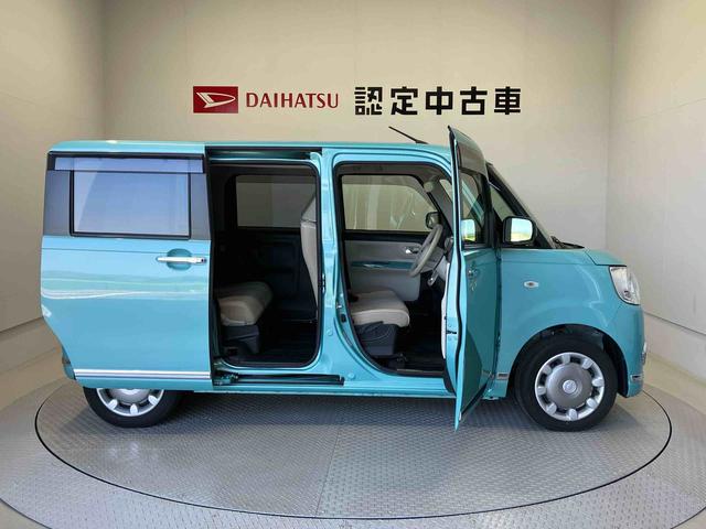 ムーヴキャンバスＧメイクアップリミテッド　ＳＡIIIスマートアシスト搭載　パノラマモニター対応　後席両側電動スライドドア　オートエアコン　オートライト　キーフリー　アイドリングストップ　ＡＢＳ　電動ドアミラー（熊本県）の中古車