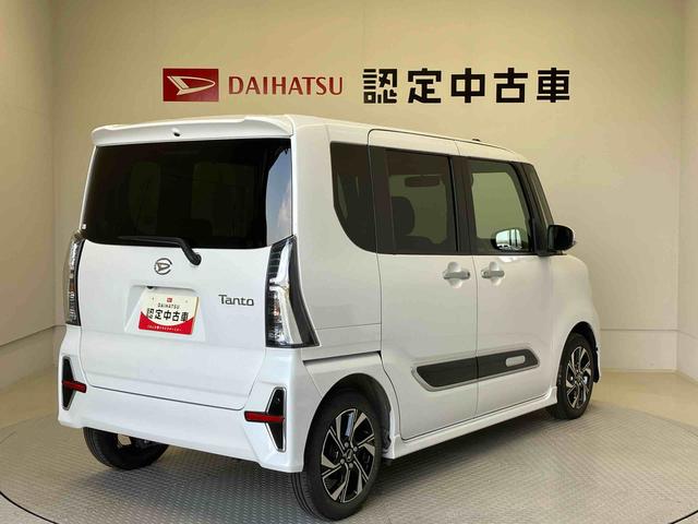 タントカスタムＸスタイルセレクションスマートアシスト搭載　パノラマモニター対応　後席両側電動スライドドア　オートエアコン　オートライト　キーフリー　アイドリングストップ　ＡＢＳ　電動ドアミラー（熊本県）の中古車