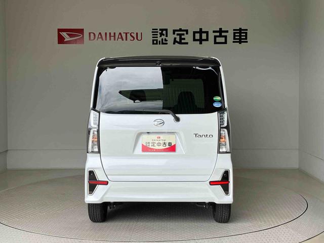 タントカスタムＸセレクションスマートアシスト搭載　後席両側電動スライドドア　バックカメラ付き　オートエアコン　オートライト　キーフリー　アイドリングストップ　ＡＢＳ　電動ドアミラー（熊本県）の中古車