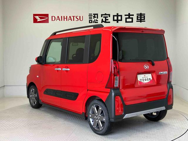 タントファンクロスターボスマートアシスト搭載　後席両側電動スライドドア　バックカメラ付き　オートエアコン　オートライト　キーフリー　アイドリングストップ　ＡＢＳ　電動ドアミラー（熊本県）の中古車