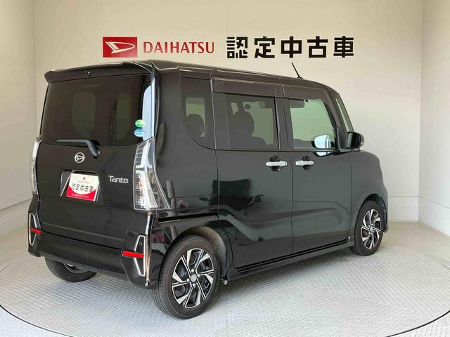 タントカスタムＸセレクションスマートアシスト搭載　後席両側電動スライドドア　パノラマモニター対応　オートエアコン　オートライト　キーフリー　アイドリングストップ　ＡＢＳ　電動ドアミラー（熊本県）の中古車
