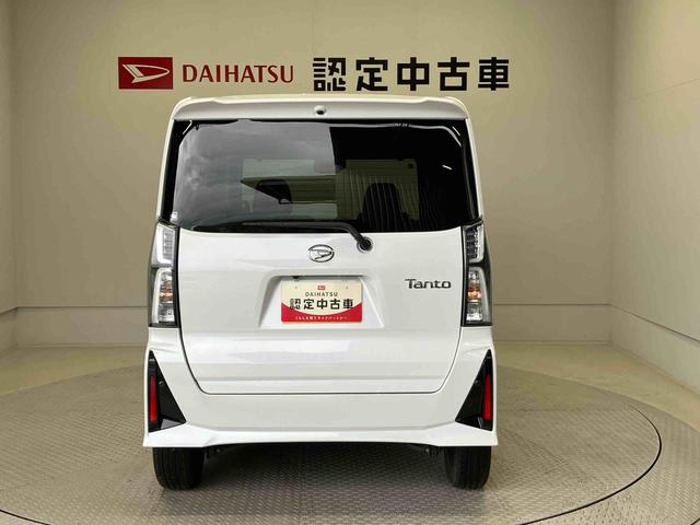 タントカスタムＲＳスマートアシスト搭載　バックカメラ付き　後席両側電動スライドドア　オートエアコン　オートライト　キーフリー　アイドリングストップ　ＡＢＳ　電動ドアミラー（熊本県）の中古車