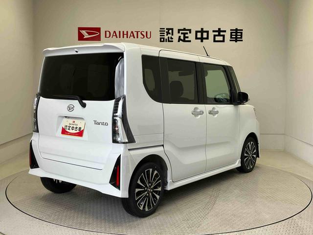 タントカスタムＲＳスマートアシスト搭載　バックカメラ付き　後席両側電動スライドドア　オートエアコン　オートライト　キーフリー　アイドリングストップ　ＡＢＳ　電動ドアミラー（熊本県）の中古車