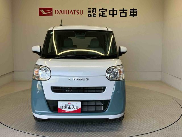 ムーヴキャンバスストライプスＸスマートアシスト搭載　後席両側電動スライドドア　バックカメラ付き　オートエアコン　オートライト　キーフリー　アイドリングストップ　ＡＢＳ　電動ドアミラー（熊本県）の中古車