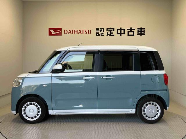 ムーヴキャンバスストライプスＸスマートアシスト搭載　後席両側電動スライドドア　バックカメラ付き　オートエアコン　オートライト　キーフリー　アイドリングストップ　ＡＢＳ　電動ドアミラー（熊本県）の中古車