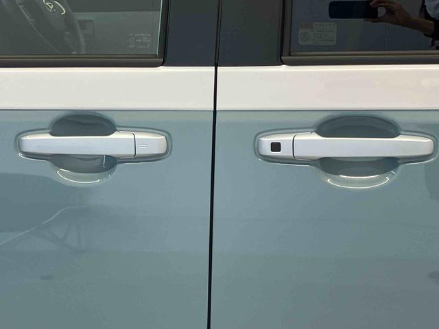ムーヴキャンバスストライプスＸスマートアシスト搭載　後席両側電動スライドドア　バックカメラ付き　オートエアコン　オートライト　キーフリー　アイドリングストップ　ＡＢＳ　電動ドアミラー（熊本県）の中古車