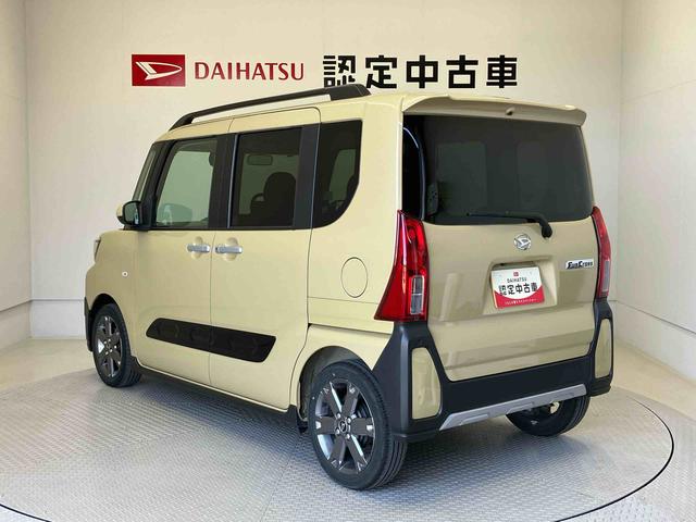 タントファンクロスターボスマートアシスト搭載　バックカメラ付き　後席両側電動スライドドア　オートエアコン　オートライト　キーフリー　アイドリングストップ　ＡＢＳ　電動ドアミラー（熊本県）の中古車